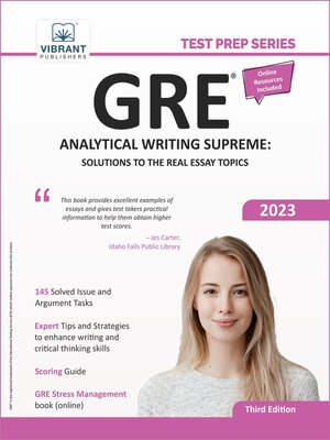 cover image of GRE Analytical Writing Supreme